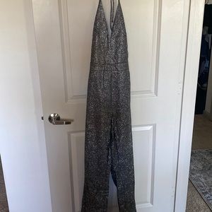 Grey sparkle jumpsuit